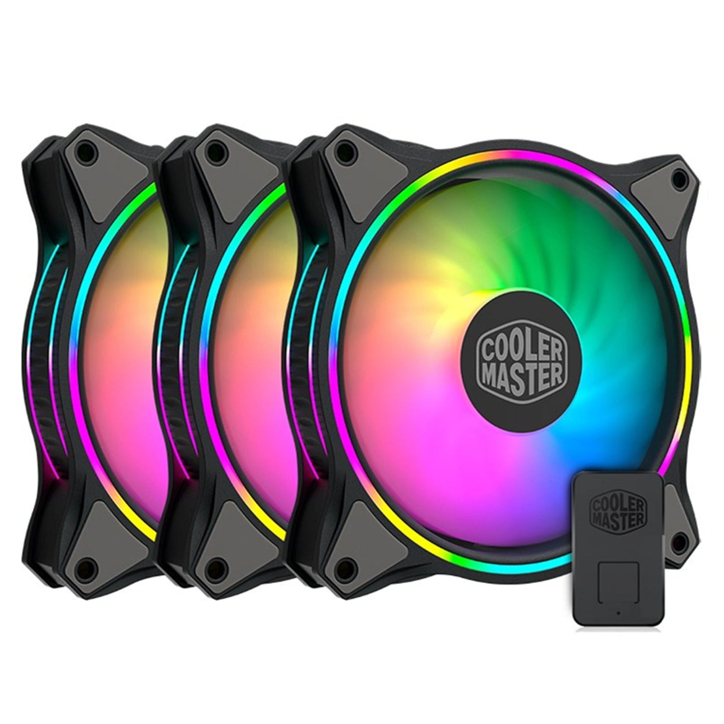Cooler Master MasterFan MF120 Halo 3 in 1 Kit ARGB PWM 120mm ARGB Fan