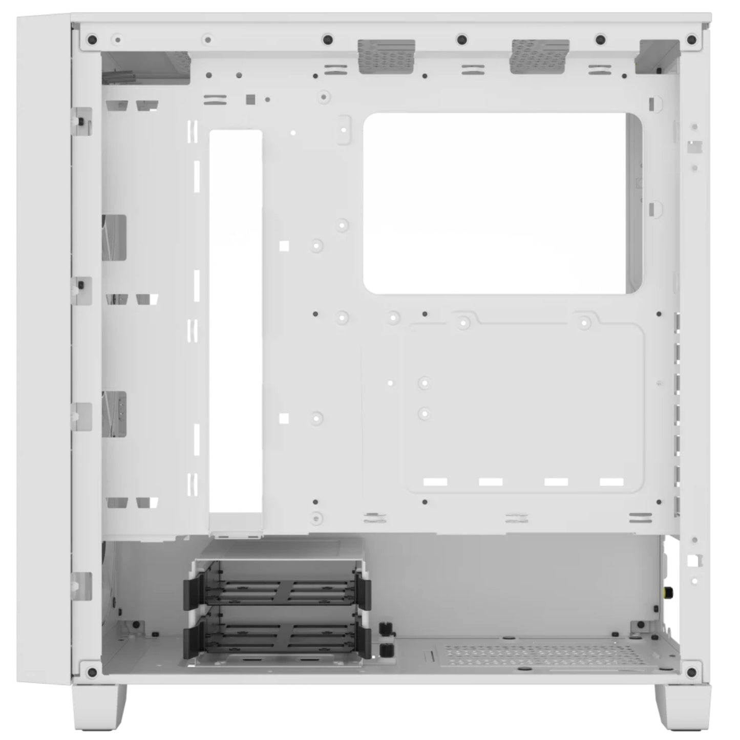 Corsair 3000D RGB White ATX Mid Tower Tempered Glass Gaming Case