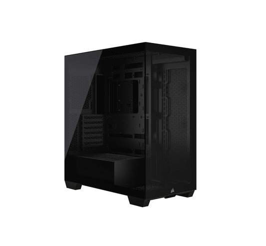 Corsair 3000X Black MidTower Tempered Glass Gaming Case