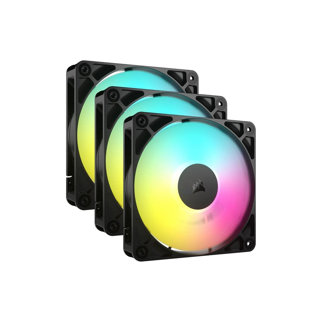 Corsair RS120 ARGB Black 120mm ARGB Fan Triple Pack