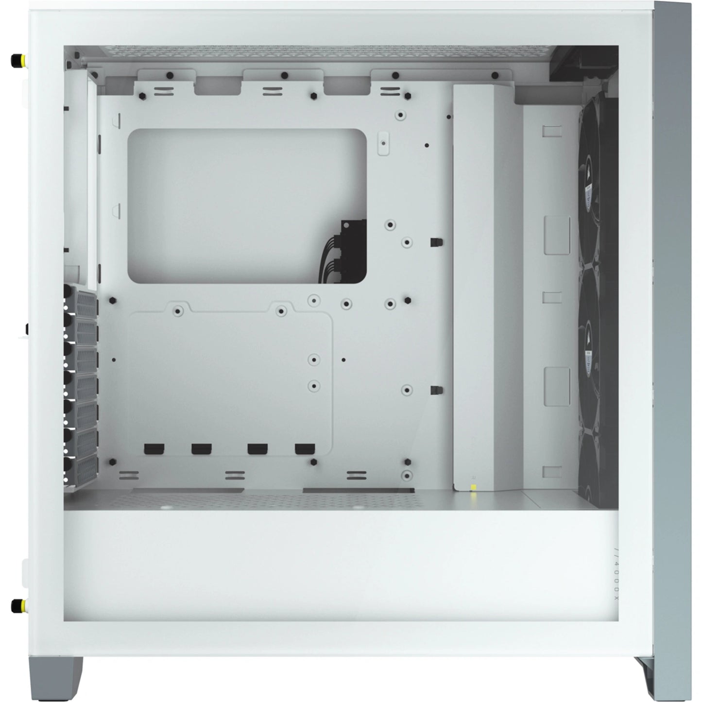 Corsair iCUE 4000X RGB White ATX Mid Tower Tempered Glass Gaming Case