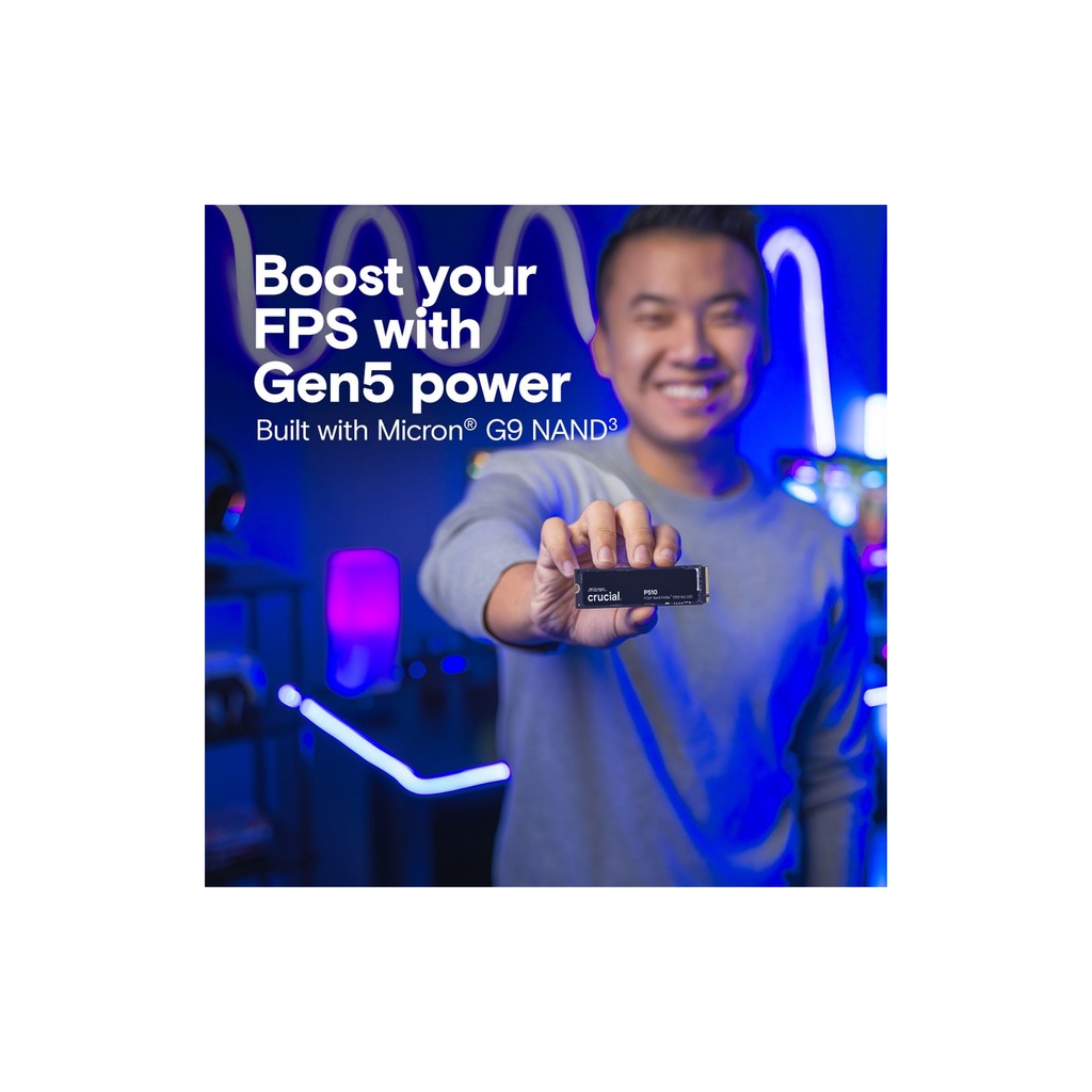Crucial P510 1TB 11,000MB/s PCIe 5.0 M.2 NVMe SSD