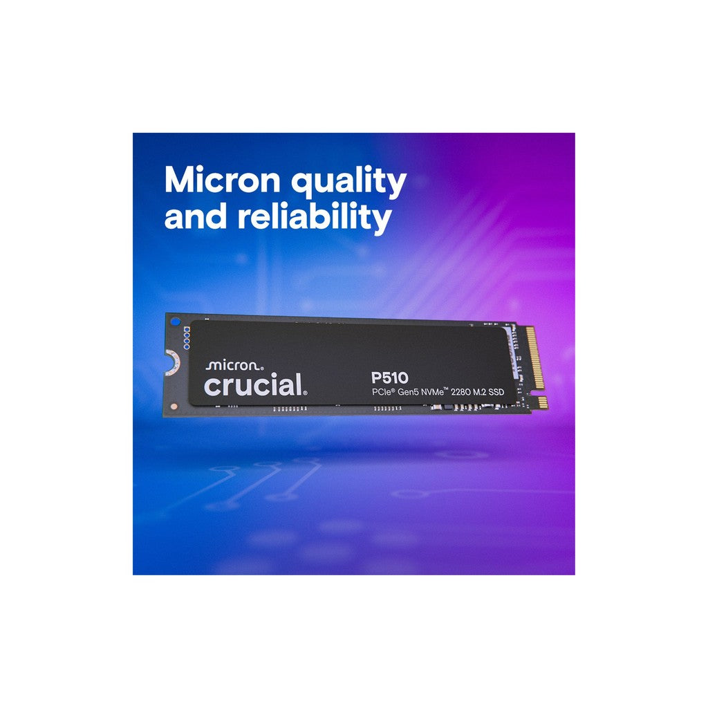 Crucial P510 1TB 11,000MB/s PCIe 5.0 M.2 NVMe SSD