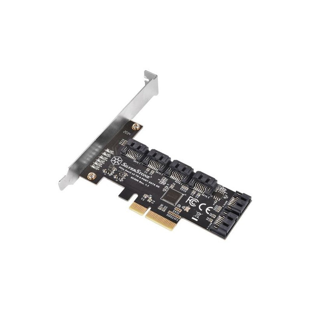 Silverstone ECS06 6 Ports SATA Gen3 Non-RAID PCI Express Gen3 x2 card
