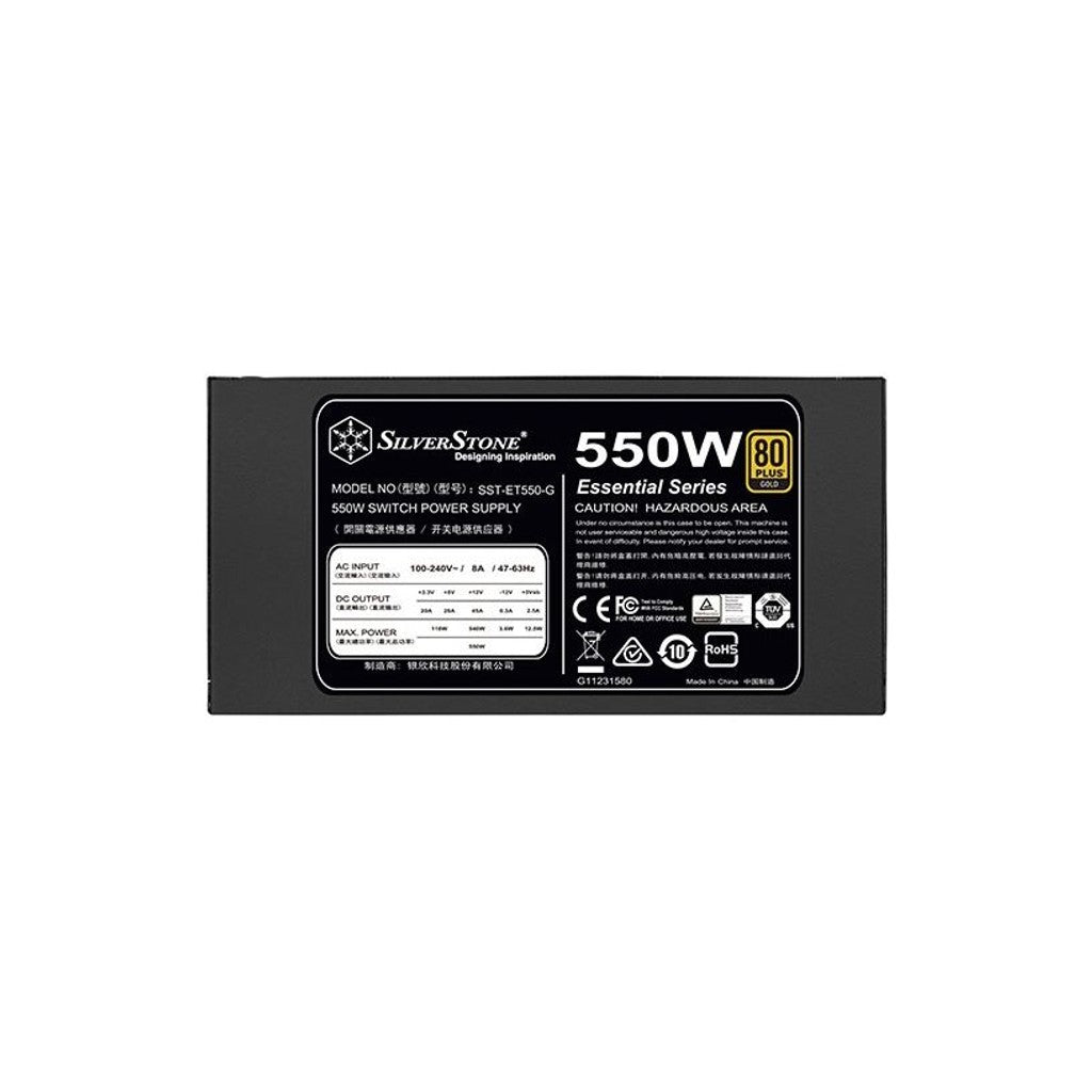 SilverStone ET550-G 550W 80Plus Gold ATX PSU