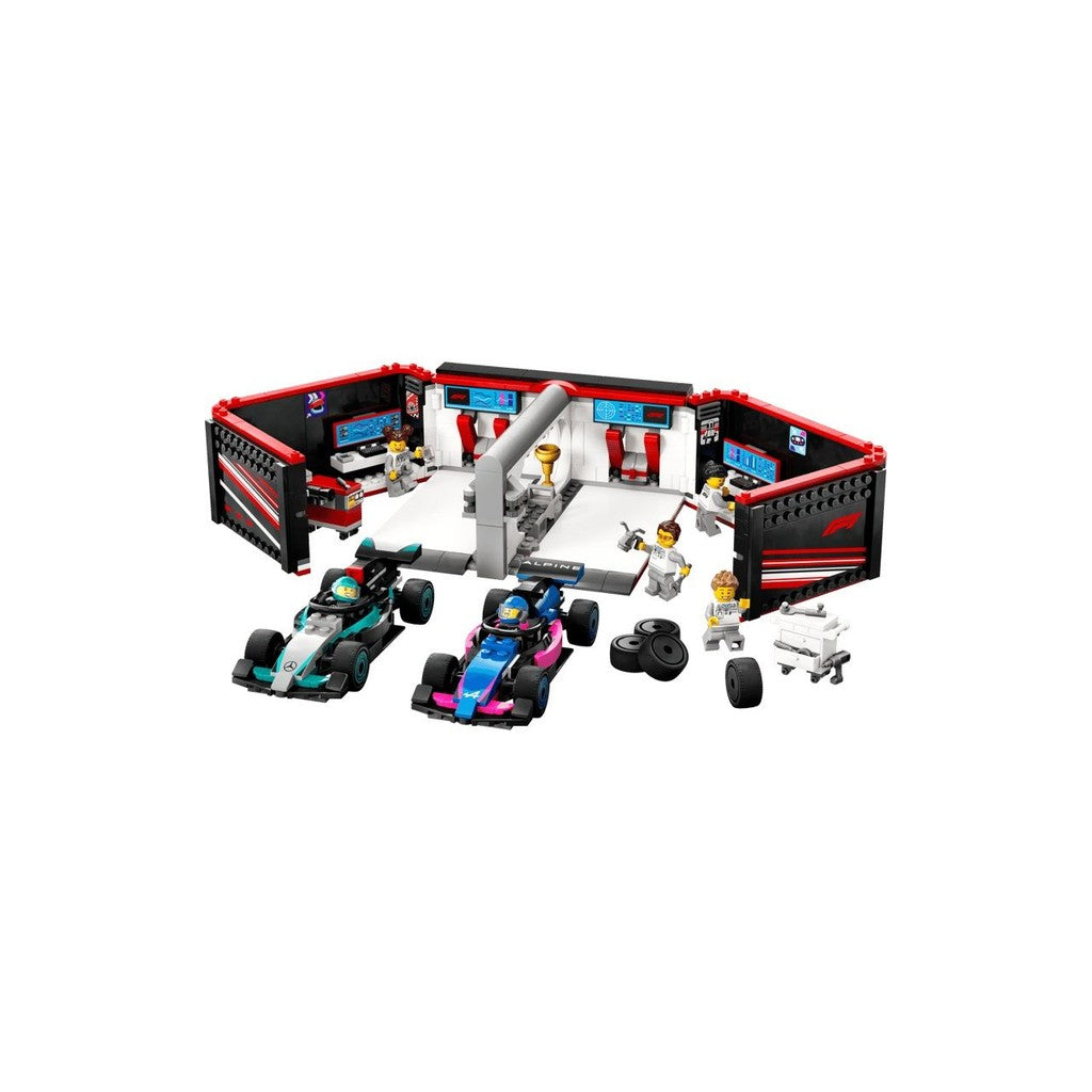 LEGO City 60444 F1 Garage & Mercedes-AMG & Alpine Cars