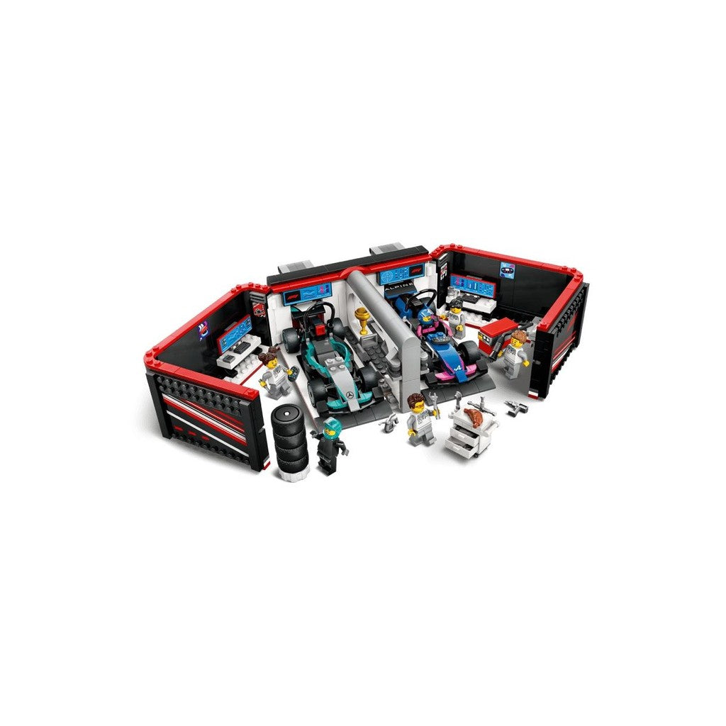 LEGO City 60444 F1 Garage & Mercedes-AMG & Alpine Cars
