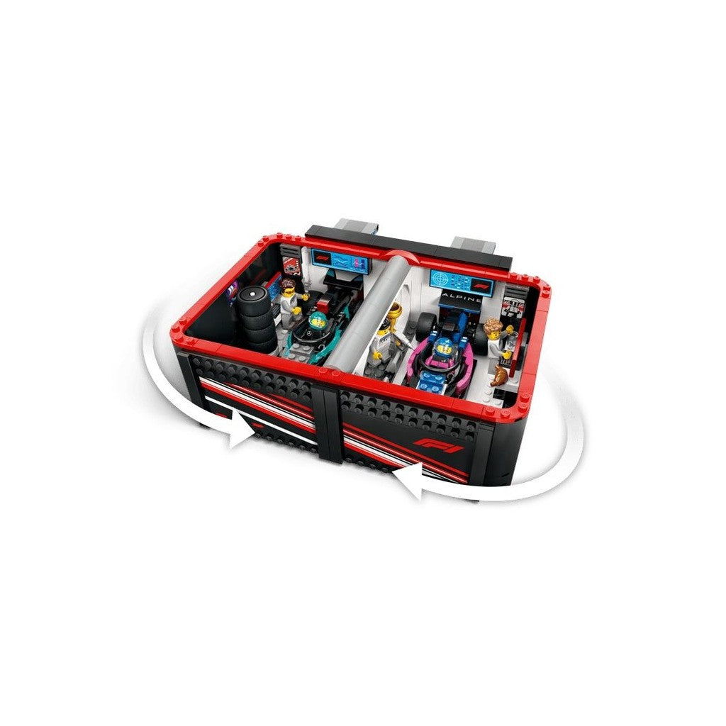 LEGO City 60444 F1 Garage & Mercedes-AMG & Alpine Cars
