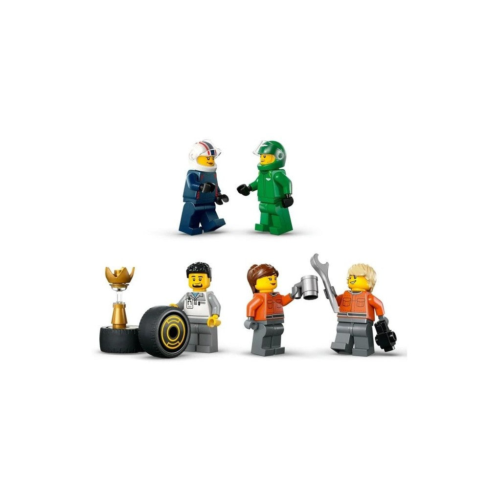 LEGO City 60445 F1 Truck with RB20 & AMR24 F1 Cars