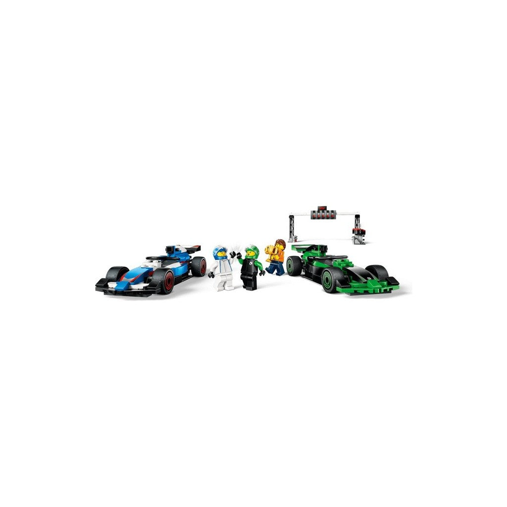 LEGO City 60474 F1 Grid with VCARB & Sauber Race Cars
