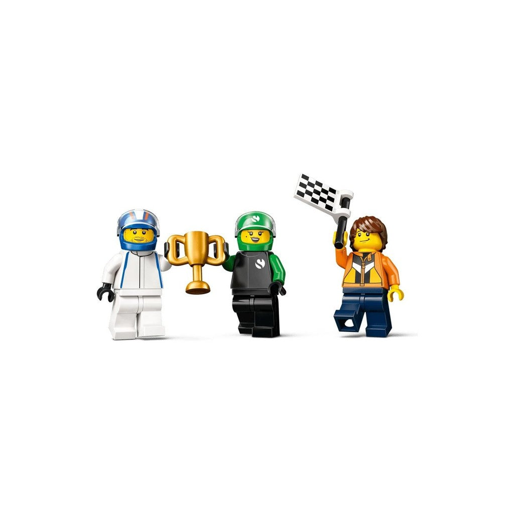 LEGO City 60474 F1 Grid with VCARB & Sauber Race Cars