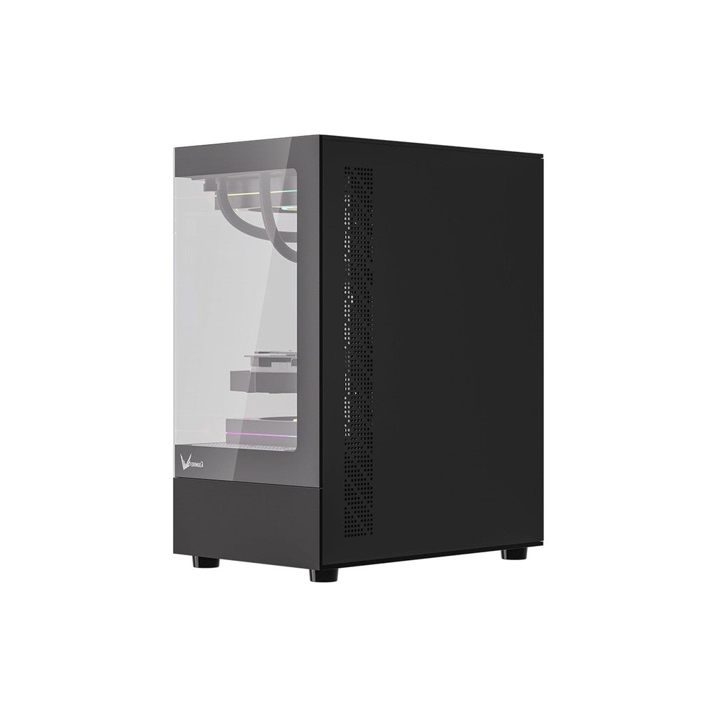 Formula V Line Crystal Z1CM Plus Black AR mATX Mini Tower Case