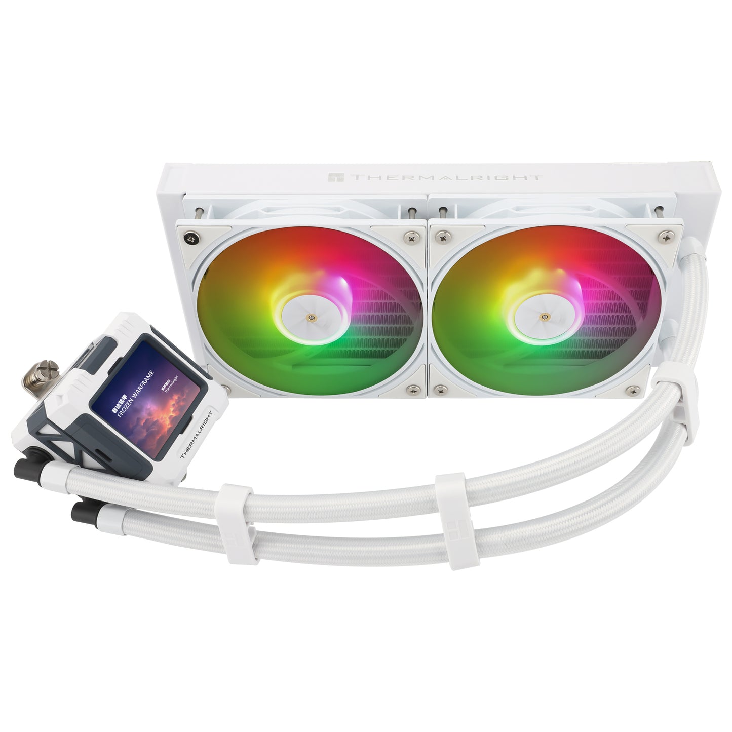 ThermalRight Frozen Warframe 240 WHITE ARGB AIO Liquid Cooler w/ IPS LCD Screen