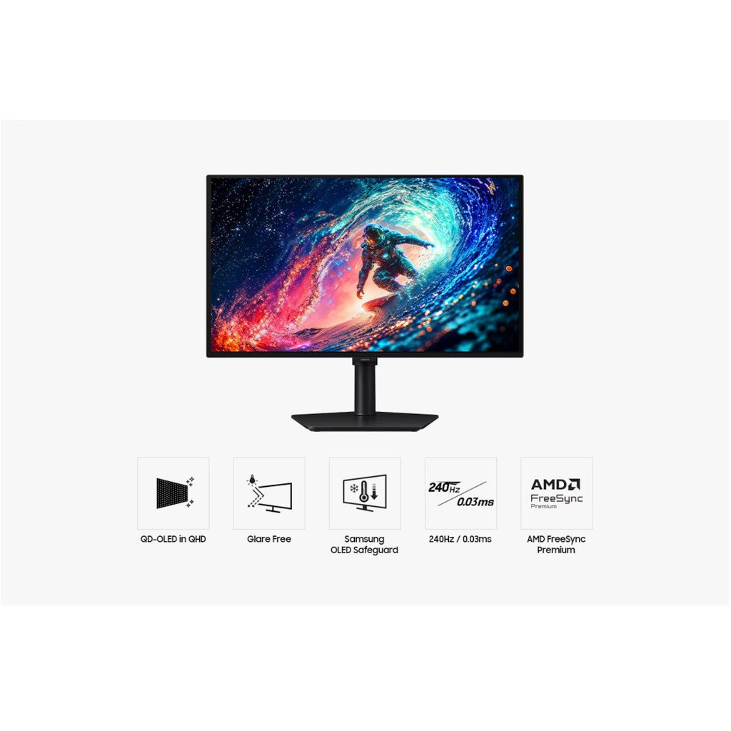Samsung Odyssey OLED 27" G6 G61SH QHD 240Hz Gaming Monitor