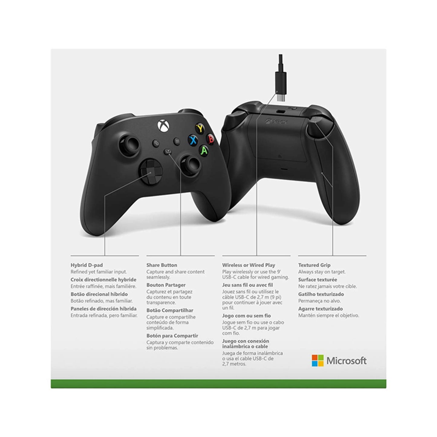 Microsoft Xbox Wireless Controller + USB-C Cable