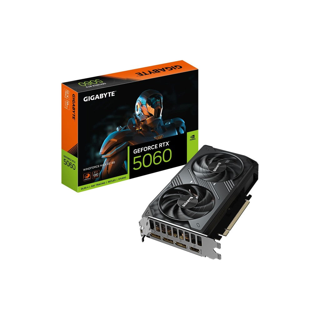 CHEAPIES - Gigabyte NVIDIA GeForce RTX 5060 WINDFORCE MAX OC 8GB GDDR7 Graphics Card