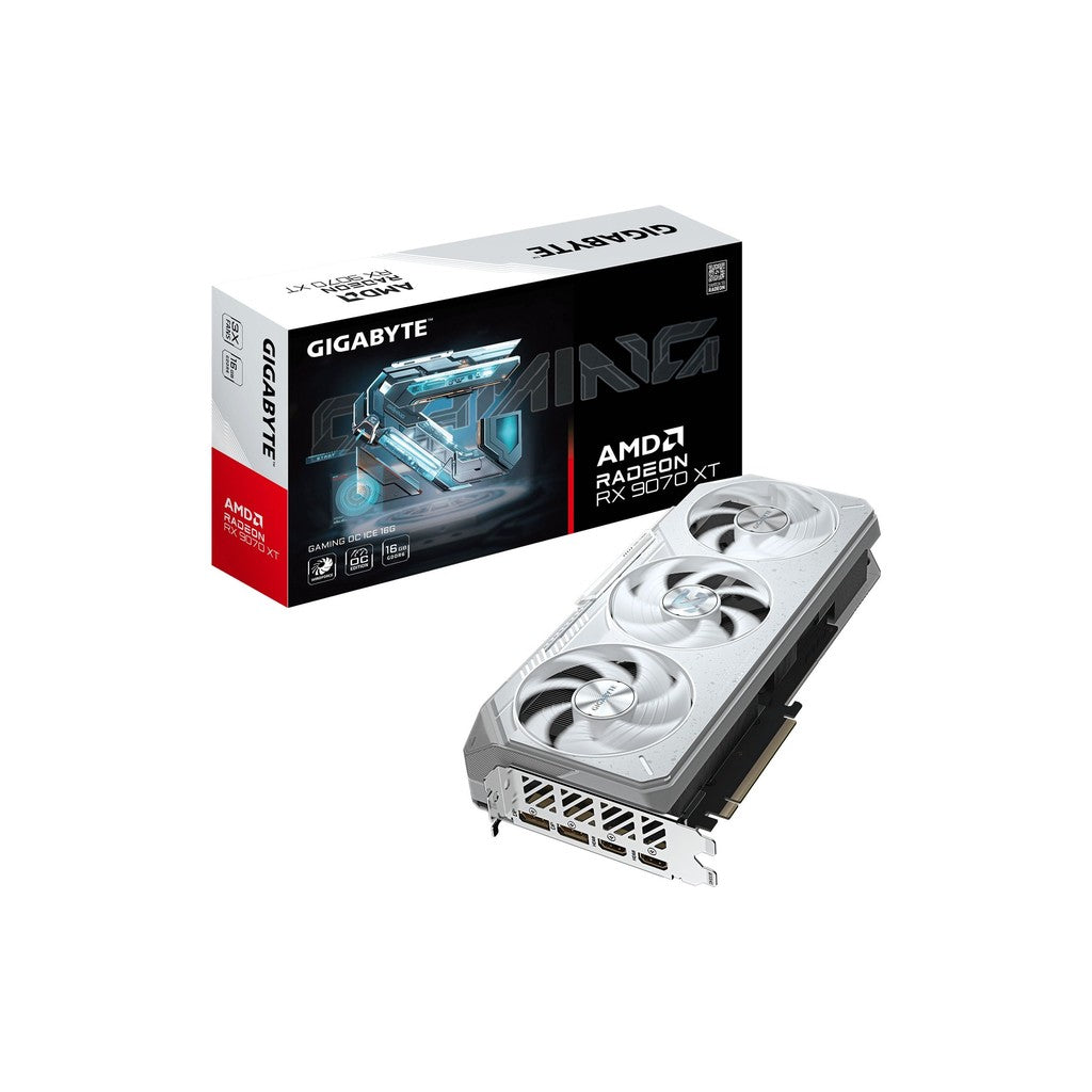 CHEAPIES - Gigabyte AMD Radeon RX 9070 XT Gaming OC ICE GDDR6 16GB Graphics Card