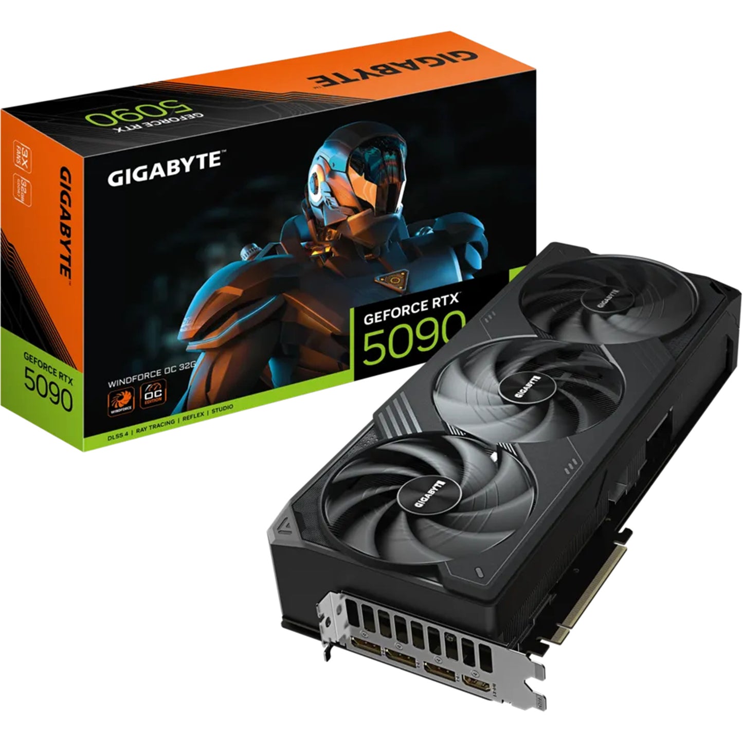 Gigabyte NVIDIA GeForce RTX 5090 WINDFORCE OC 32GB GDDR7 Graphics Card