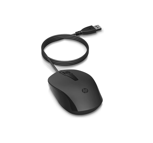 HP 150 240J6AA USB Wired Mouse - Black