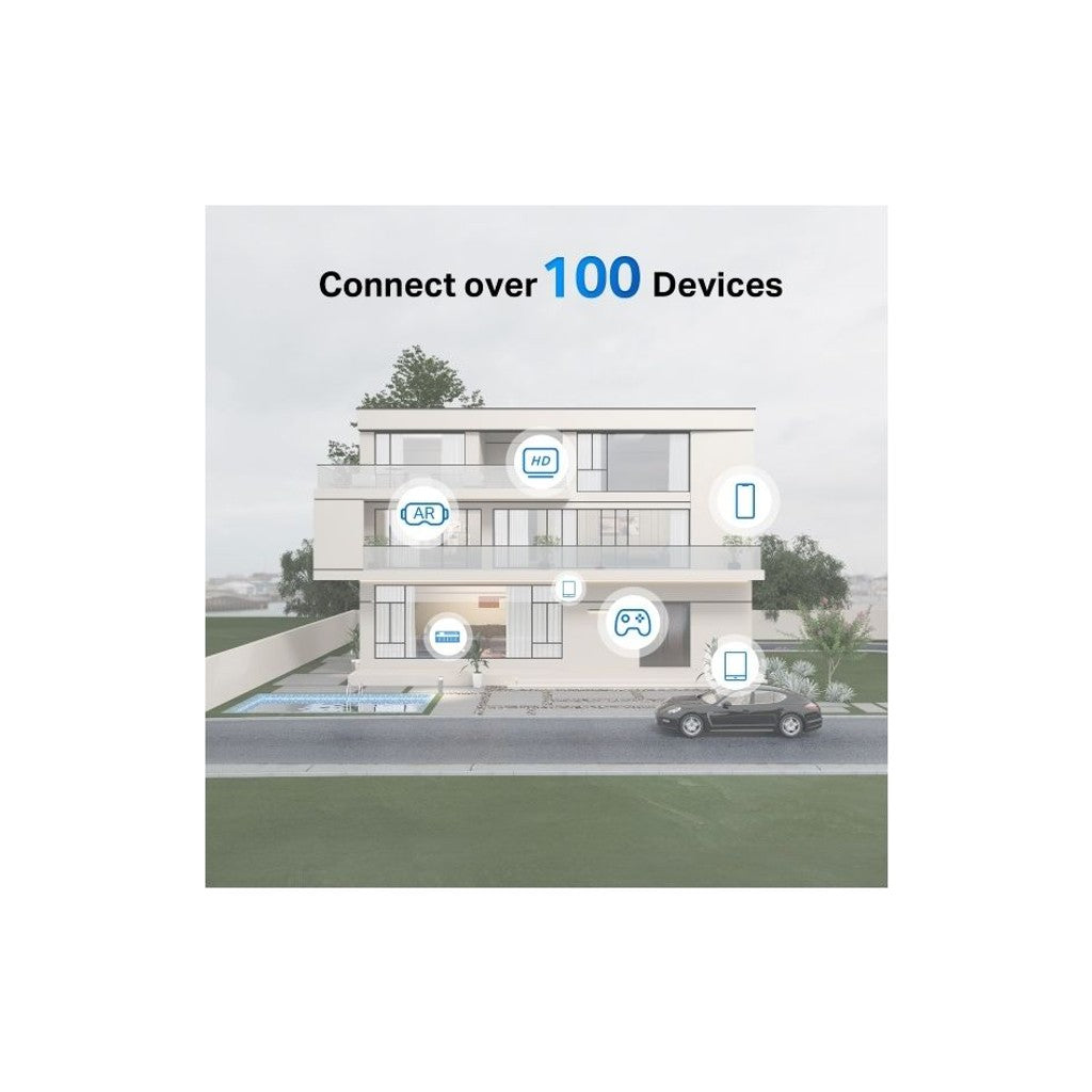 Mercusys Halo H60X AX1500 Whole Home Mesh WiFi 6 Mesh System - 3 Pack