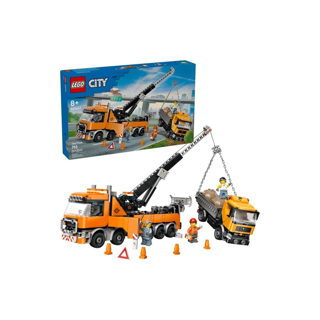 LEGO City 60467 Heavy-Duty Recovery Tow Truck with Crane