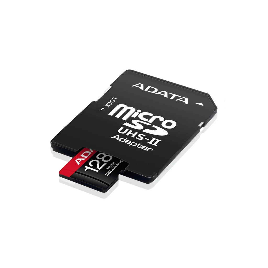 ADATA High Endurance 128GB U3 A2 V30 microSD Card with Adapter