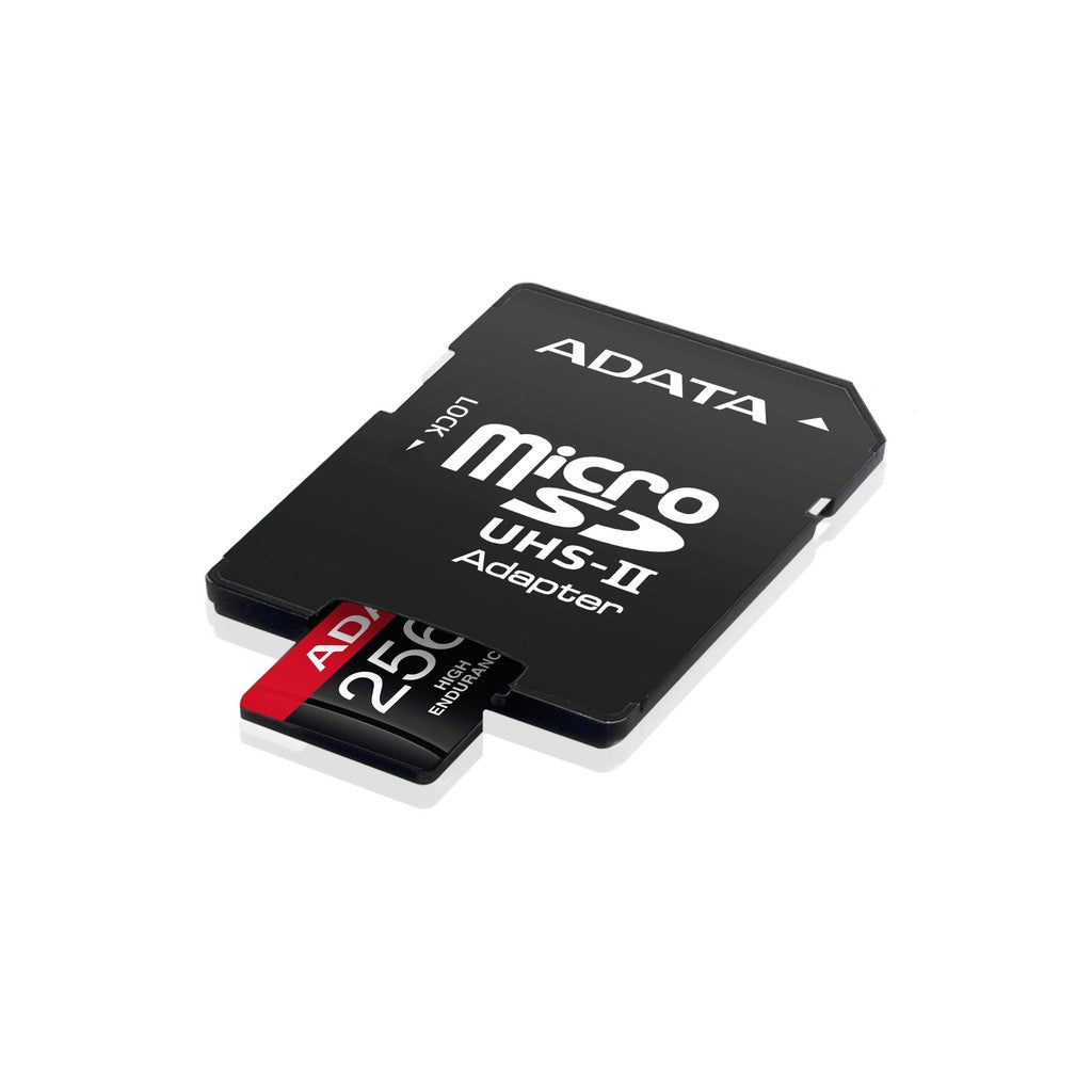 ADATA High Endurance 256GB U3 A2 V30 microSD Card with Adapter