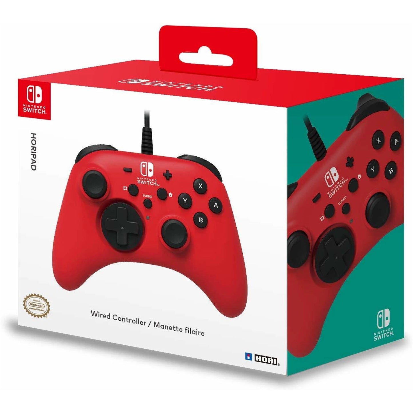 Hori Horipad Controller for Nintendo Switch - Red