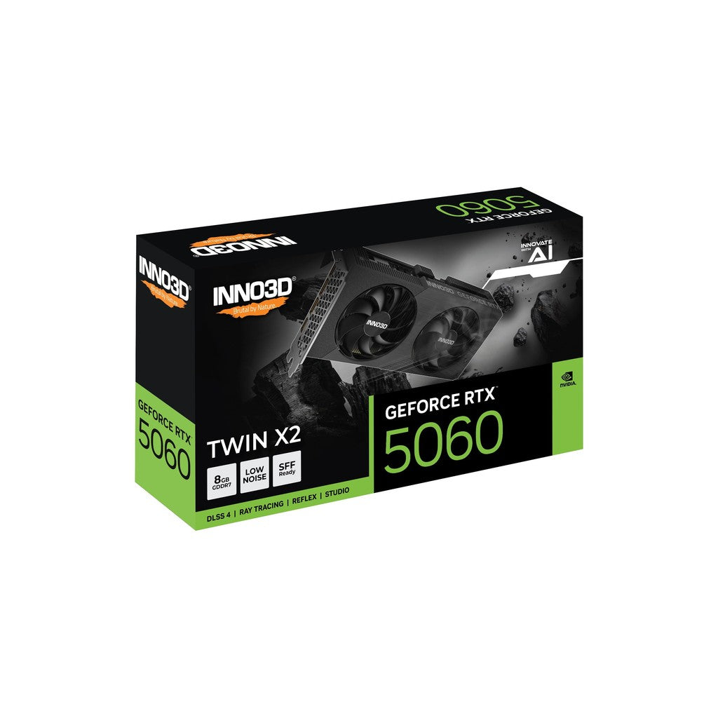 INNO3D NVIDIA GeForce RTX 5060 TWIN X2 8GB GDDR7 Graphics Card