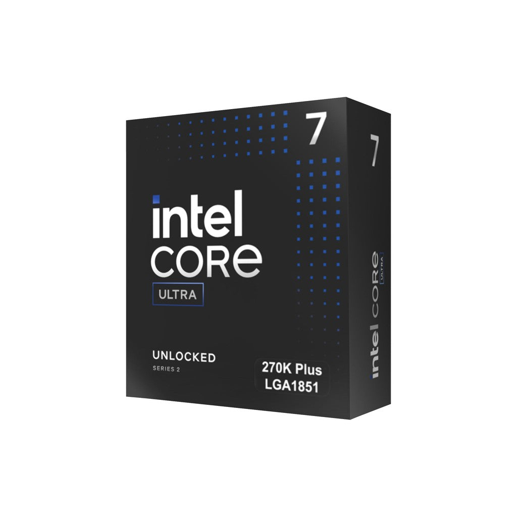 Intel Core Ultra 7 270K Plus CPU 24 Cores 24 Threads 5.5Ghz Max Turbo Frequency