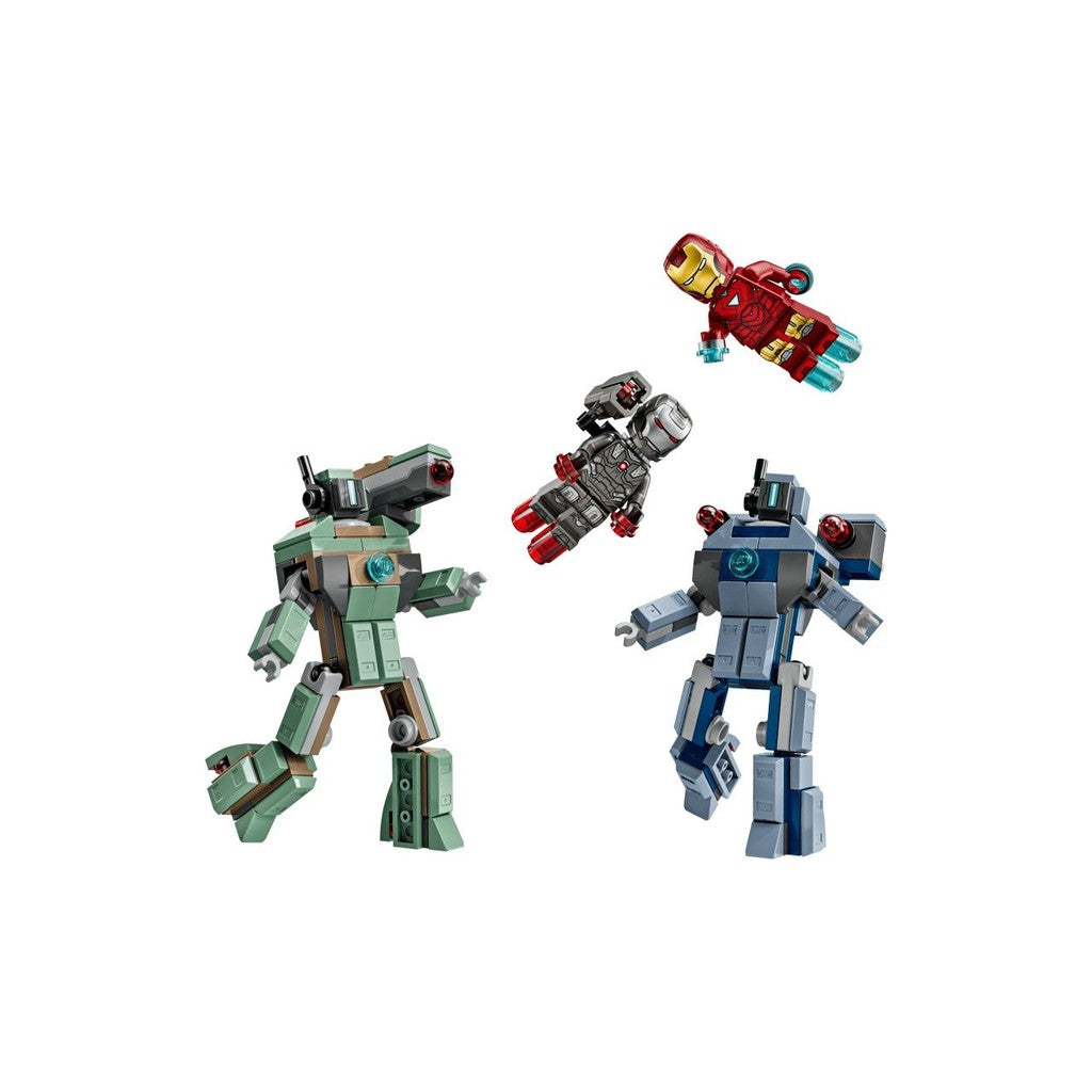 LEGO Marvel 76320 Iron Man & War Machine vs. Hammer Drones