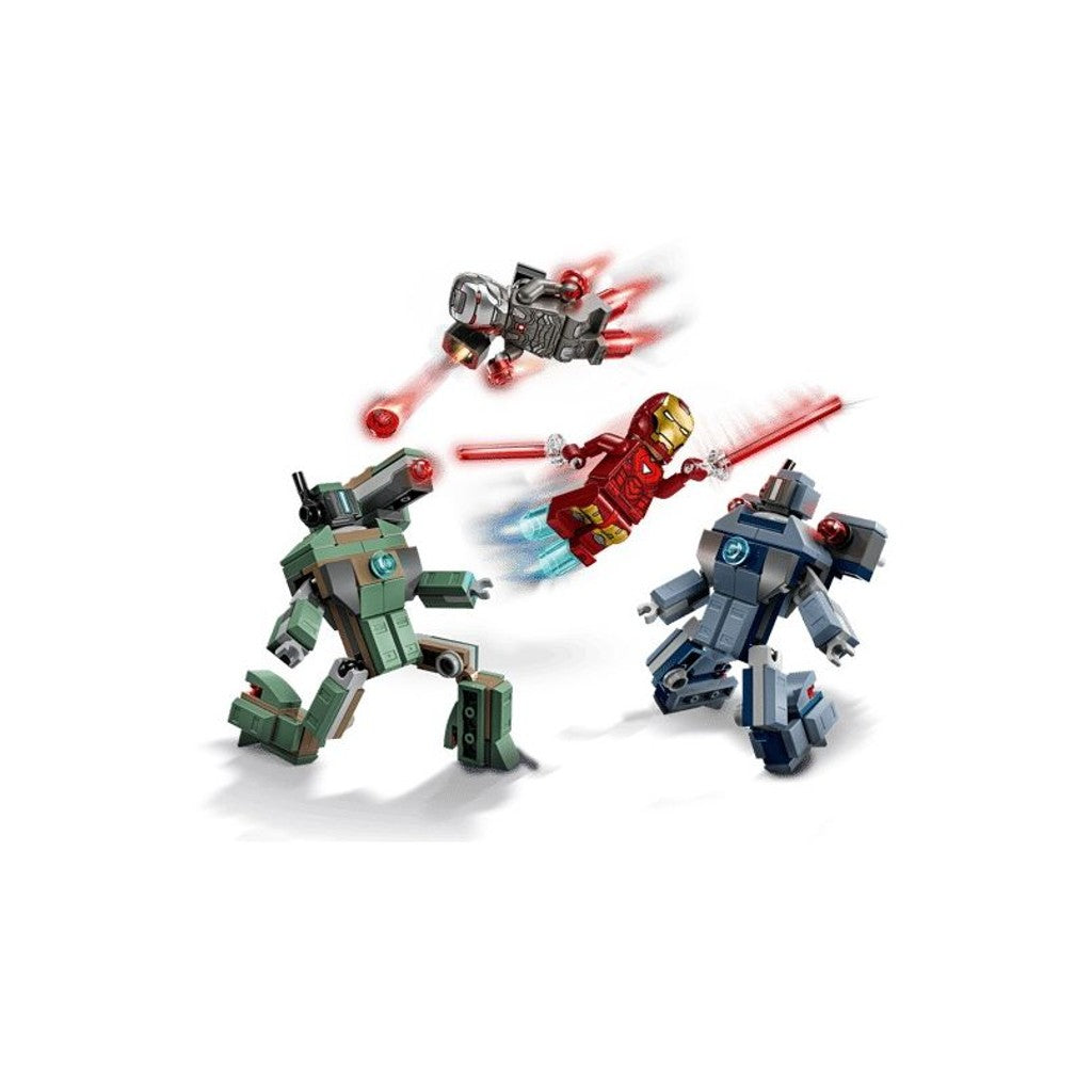 LEGO Marvel 76320 Iron Man & War Machine vs. Hammer Drones