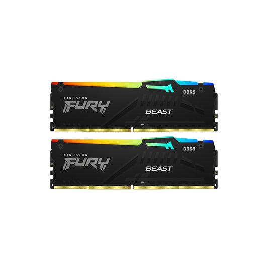 32GB (2x16) 6000mhz CL36 Kingston FURY Beast RGB DIMM DDR5 RAM