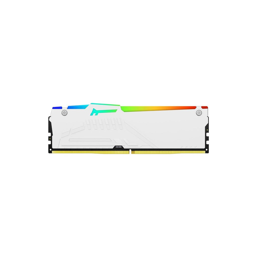 32GB (2x16) 6000mhz CL36 Kingston FURY Beast RGB White DIMM DDR5 RAM