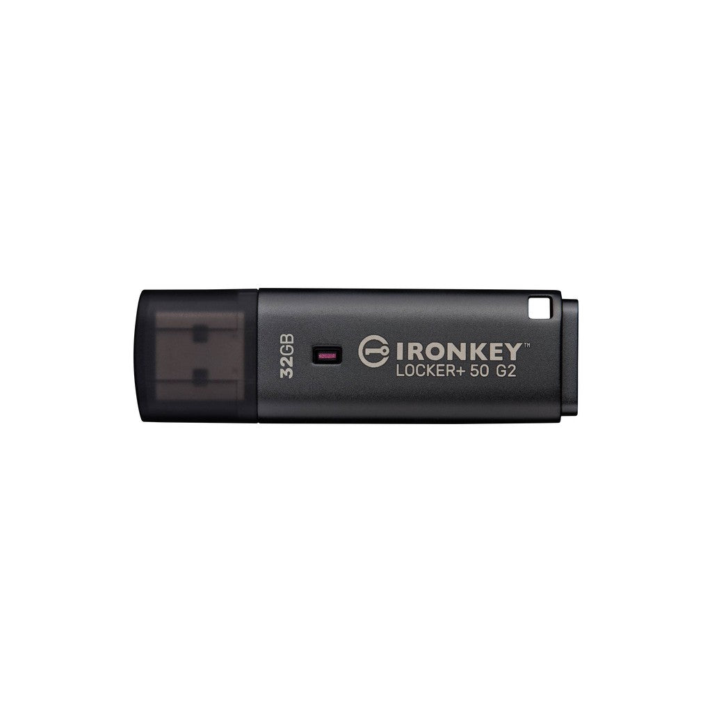 Kingston IronKey Locker+ 50 G2 32GB USB 3.2 Hardware-Encrypted Flash Drive