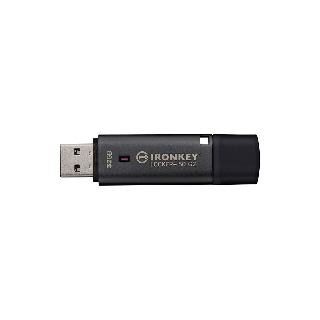 Kingston IronKey Locker+ 50 G2 32GB USB 3.2 Hardware-Encrypted Flash Drive
