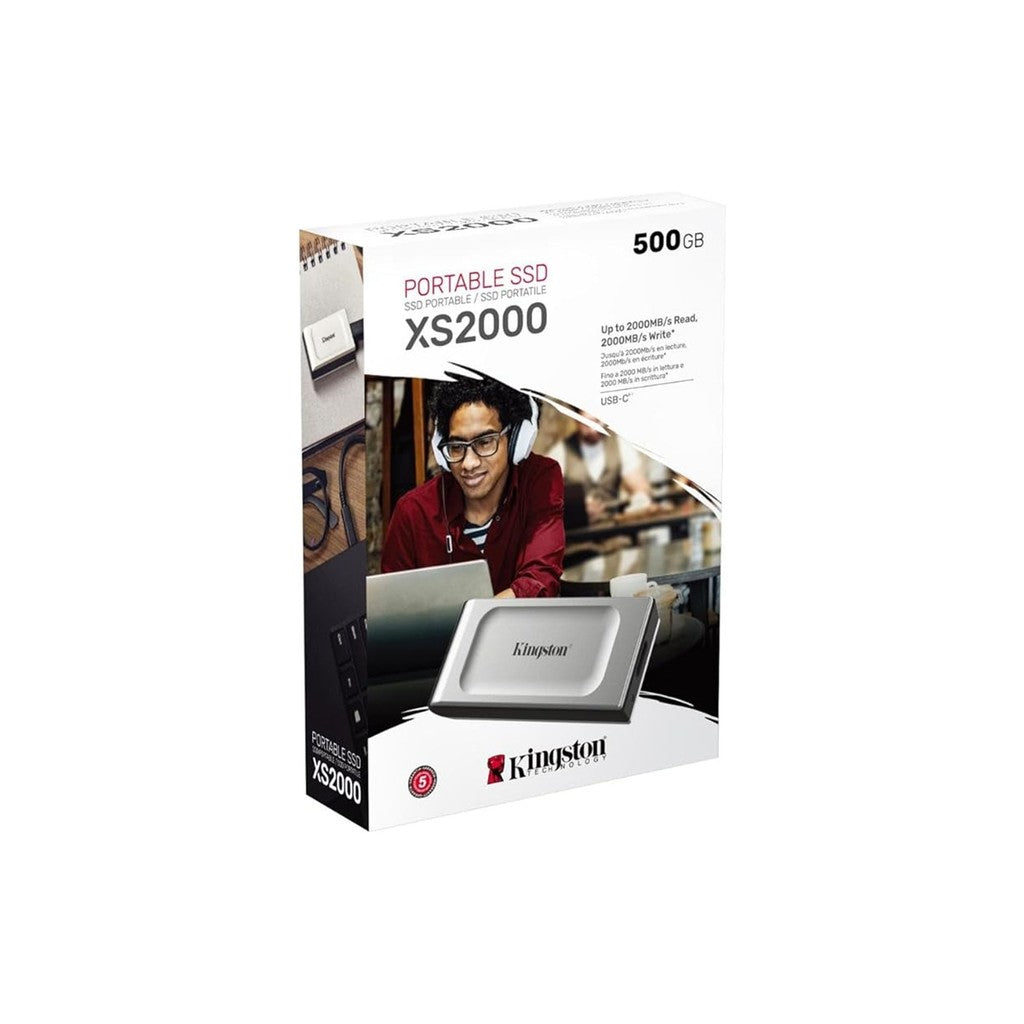 Kingston XS2000 500GB Portable External SSD