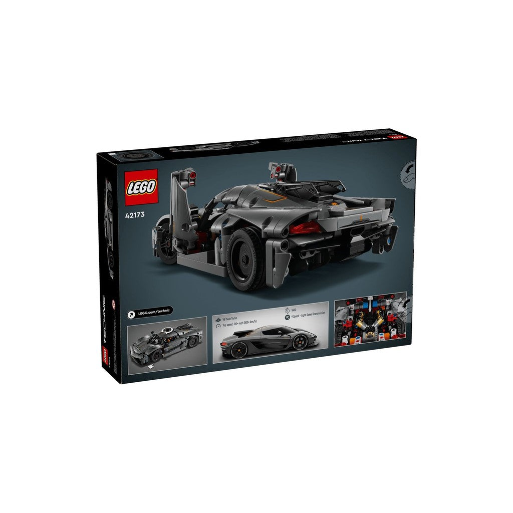 LEGO Technic 42173 Koenigsegg Jesko Absolut Grey Hypercar