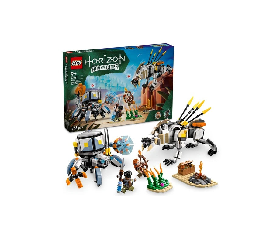 LEGO Horizon Adventures 77037 Aloy & Varl vs. Shell-Walker & Sawtooth