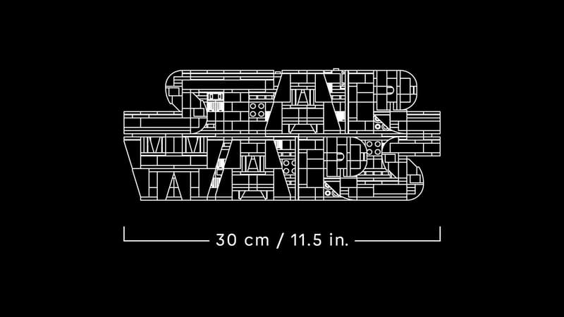 LEGO Star Wars 75407 Brick-Built Star Wars Logo