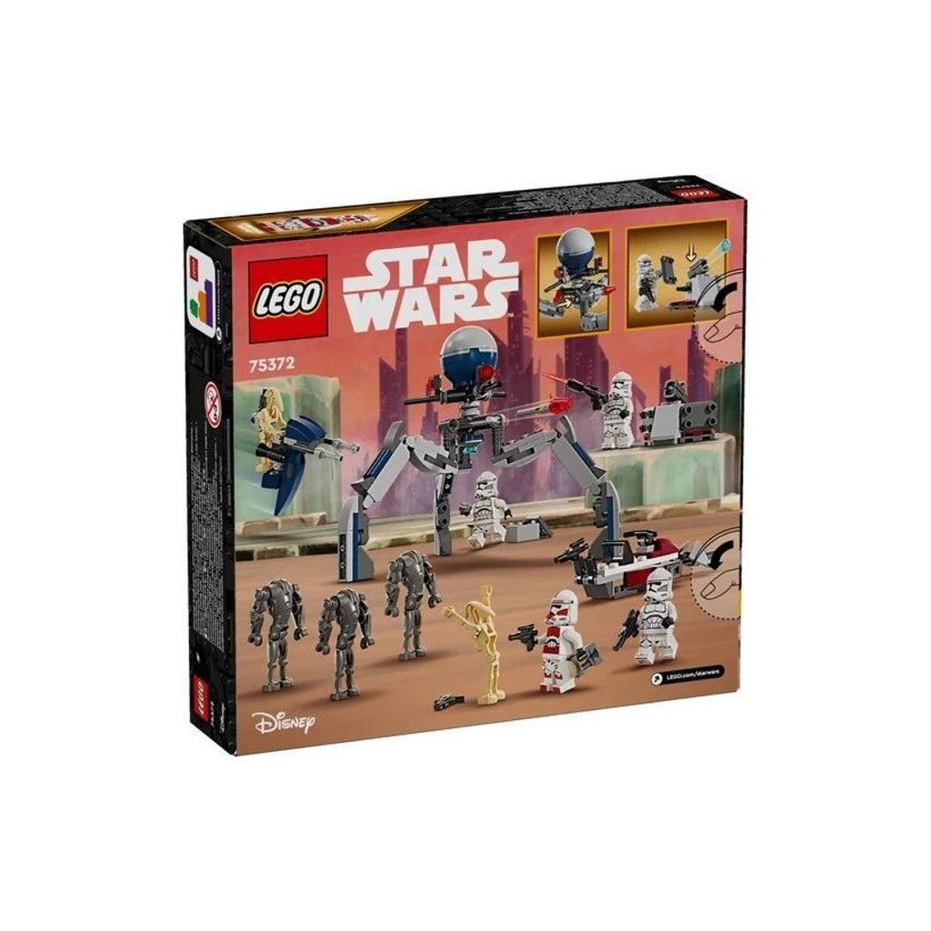 LEGO Star Wars 75372 Clone Trooper & Battle Droid Battle Pack