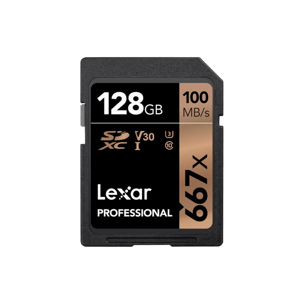 Lexar Professional 667x 128GB V30 SD Card