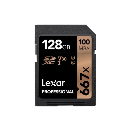 Lexar Professional 667x 128GB V30 SD Card