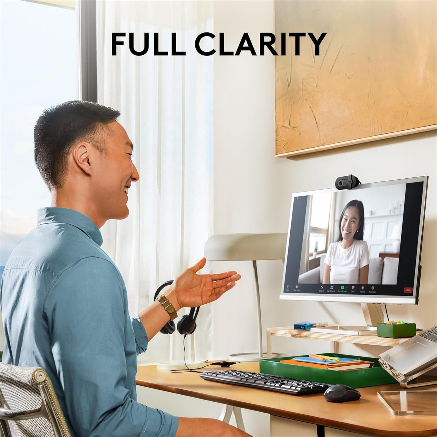 Logitech Brio 100 FHD HDR Webcam - Graphite