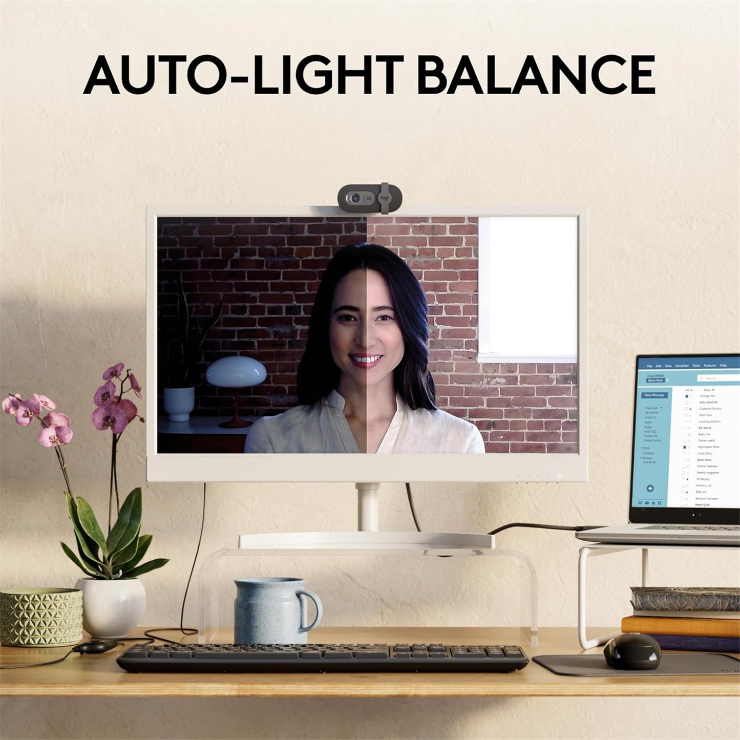 Logitech Brio 100 FHD HDR Webcam - Graphite