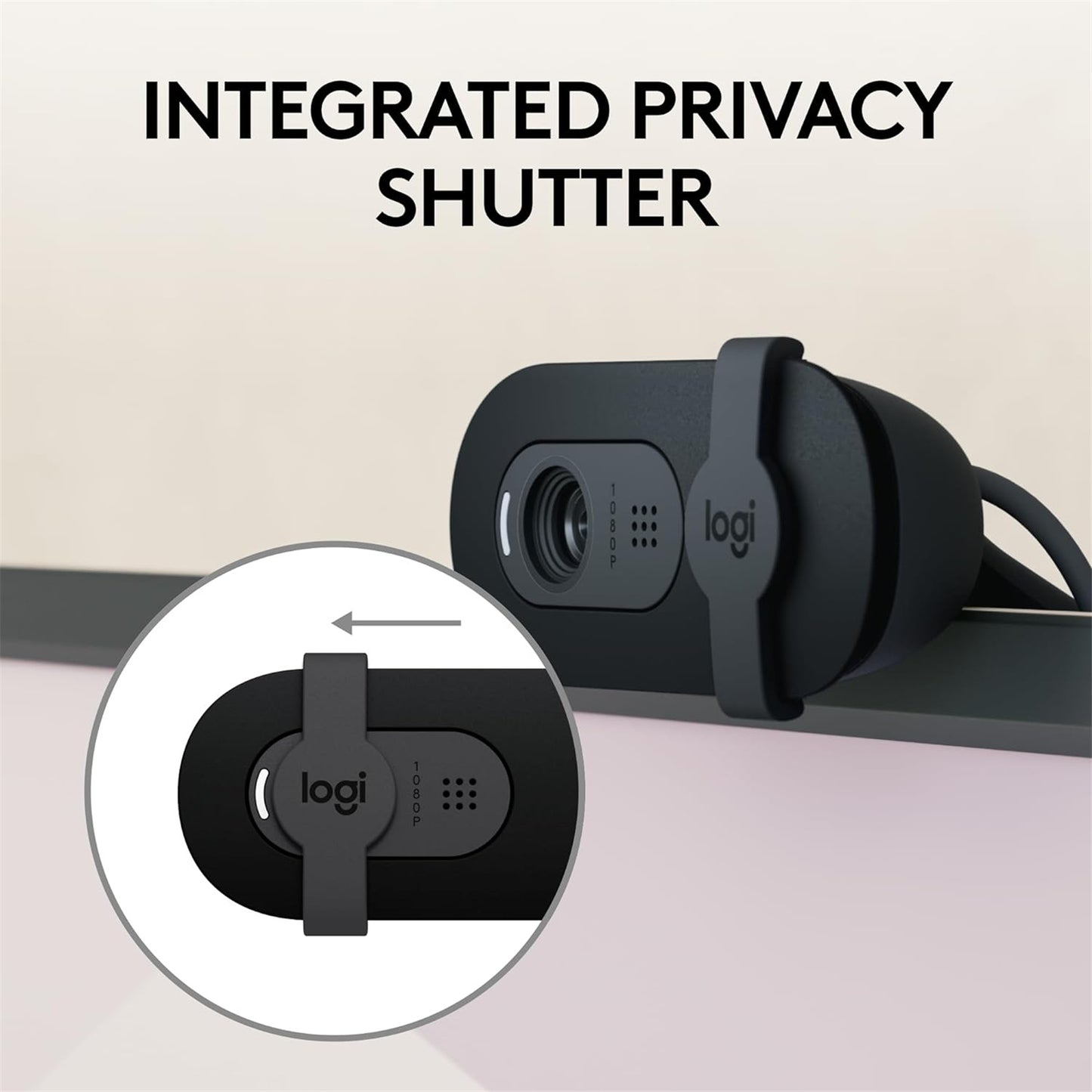 Logitech Brio 100 FHD HDR Webcam - Graphite