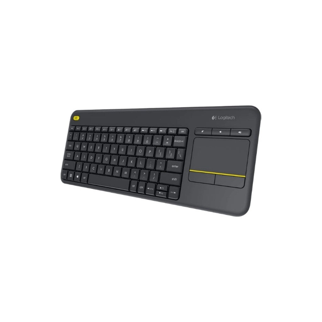 Logitech K400 Plus Wireless Touch Keyboard - Black