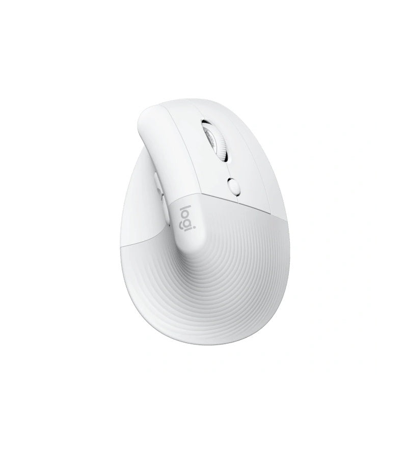 Logitech Lift Vertical Ergonomic Wireless Mouse - Off White