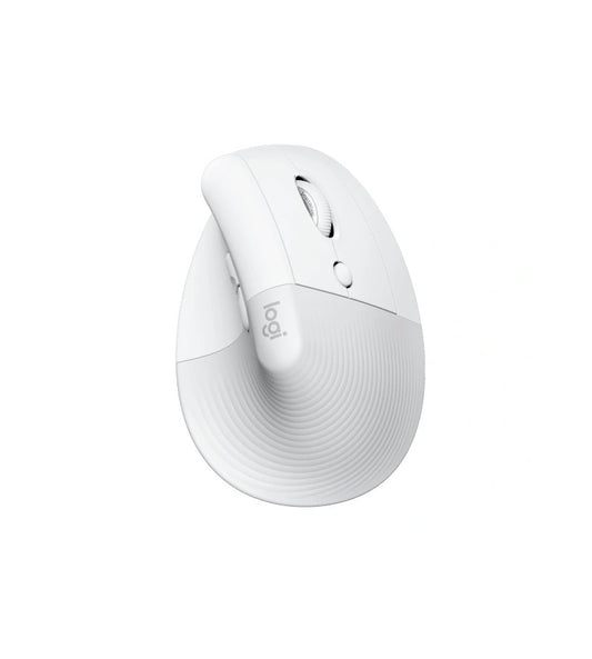 Logitech Lift Vertical Ergonomic Wireless Mouse - Off White