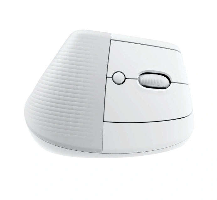 Logitech Lift Vertical Ergonomic Wireless Mouse - Off White